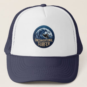 Unkonventioneller Surfer Mat Surfer Logo Truckerkappe