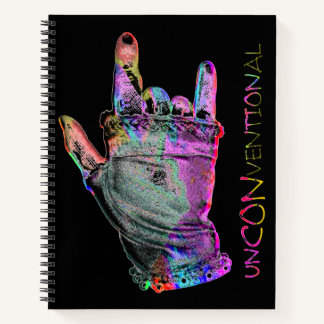 Unkonventionelles Rock Spiral Notebook Notizblock