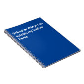 Unkosher-Notebook Notizblock (Rechte Seite)