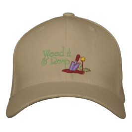 Unkraut Bestickte Kappe