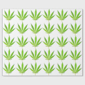 UNKRAUT-BLATT GESCHENKPAPIER (Flach)
