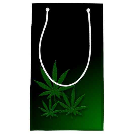 Unkraut-Blatt Kleine Geschenktüte (Vorderseite)