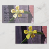 Unkraut-Blume Visitenkarte (Vorne/Hinten)