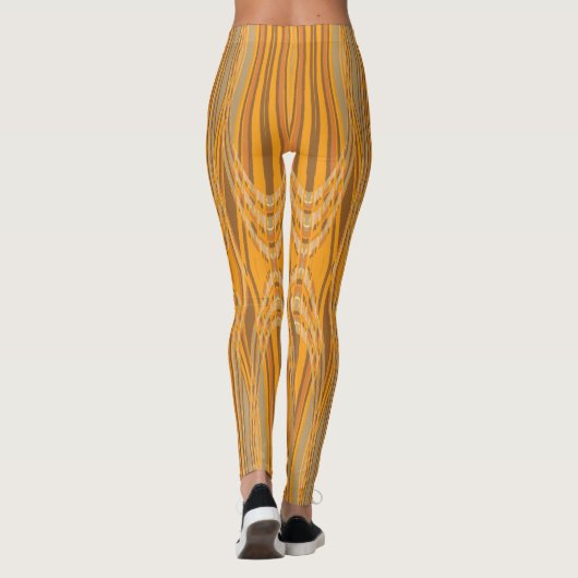 Unkraut im Herbst Leggings (Rückseite)