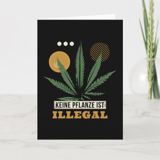 Unkraut Karte (Vorderseite)