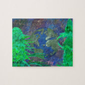 Unkraut-Kunst die Welt durch ©TeddyArt Puzzle (Horizontal)