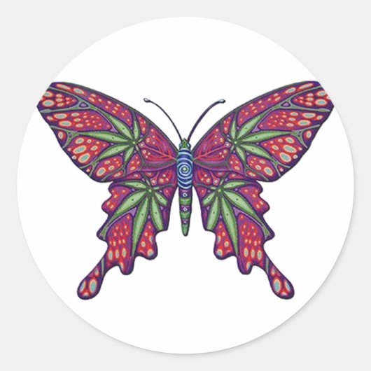 Unkraut Runder Aufkleber (Vorderseite)