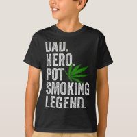 Unkraut-Vater-Shirt Lustiges Stoner-Weihnachts-T S