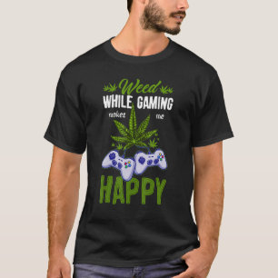 Unkraut während des Spiels macht mich glücklich Ga T-Shirt