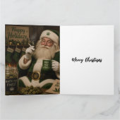 Unkraut-Weihnachtsmann Karte (Innenseite)