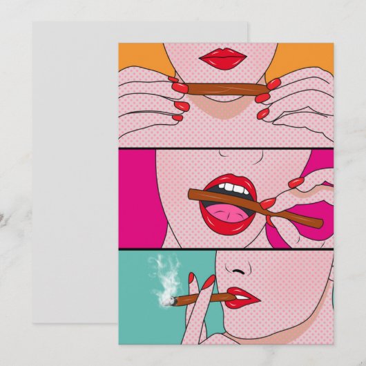 Unkrautdame Ankündigung (Vorne/Hinten)