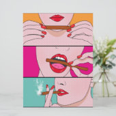 Unkrautdame Karte (Stehend Vorderseite)