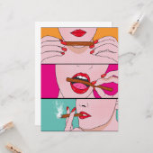 Unkrautdame Karte (Vorderseite/Rückseite Beispiel)