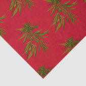 Unkrautfäule auf Khaki Hintergrund Personalisiert Seidenpapier (Detail)