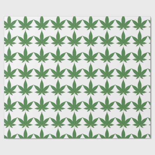 Unkrautleaf Weihnachten Coole Custom Geschenkpapier (Flach)