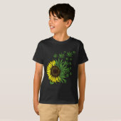 Unkrautleder Sonnenblume Frauen Rauchen T-Shirt (Vorne ganz)