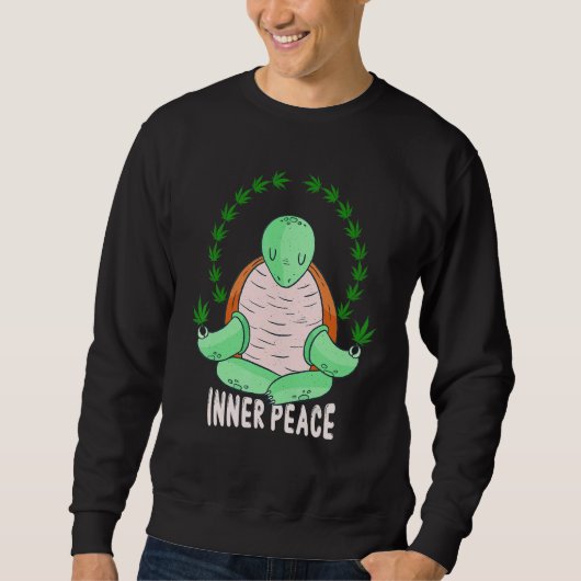 Unkrautschildkröten und Unkraut Sweatshirt (Vorderseite)