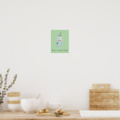 Unkrautvernichtungsmittel Gartenpflege Poster (Küche)