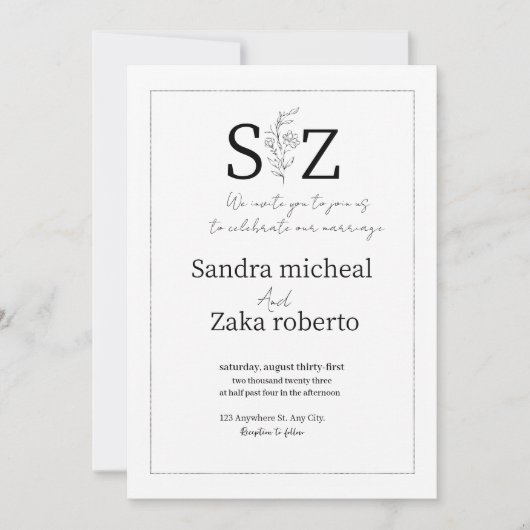 Unkrautwerbung Einladung (Vorderseite)