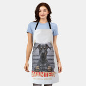 Unlawful Barking: The Doberman's Stern Warning Schürze (Getragen)