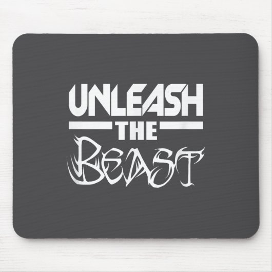 Unleahe C380 Workout Gym Fitness Motivation  Mousepad (Vorne)