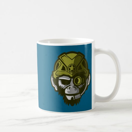 Unleahe Gorilla Body Building Motivation Gym Gift  Kaffeetasse (Rechts)