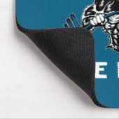 Unleahe Gorilla Bodybuilding Motivational Gift  Mousepad (Ecke)