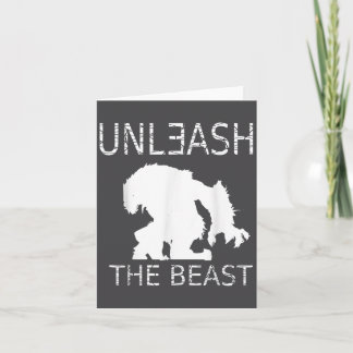 Unleahe Workout Motivation Gym Graphic  Karte