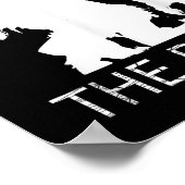 Unleahe Workout Motivation Gym Graphic  Poster (Ecke)