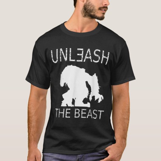 Unleahe Workout Motivation Gym Graphic  T-Shirt (Vorderseite)