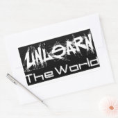 UnLearn the World Black Sticker (Umschlag)