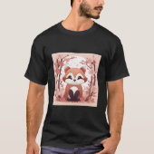 Unleash Your Ness With Our Red Panda And Cherry Bl T-Shirt (Vorderseite)