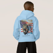Unleash Your Roar – USA Lion Hoodie (Schwarz voll)