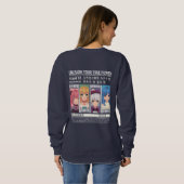Unleash Your True Power Anime Team Poster Design Sweatshirt (Schwarz voll)