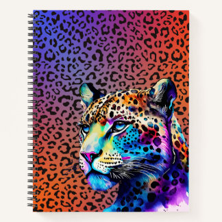 Unleash Your Wild Side – Leopard Print Notebook Notizblock