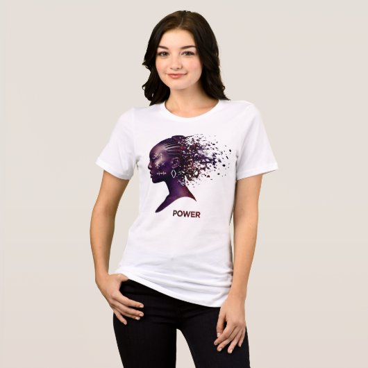 Unleashed_Power_Divine_Spirit. Tri-Blend Shirt (Vorderseite voll)