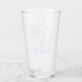 Unleerte Glasbecher Glas (Rückseite)