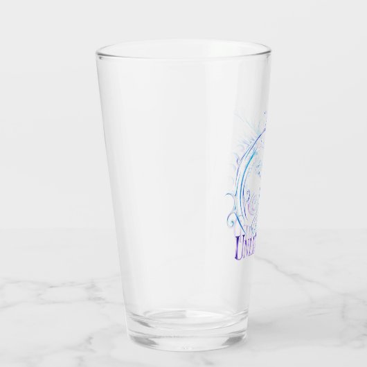 Unleerte Glasbecher Glas (Rechts)