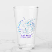 Unleerte Glasbecher Glas (Vorderseite)