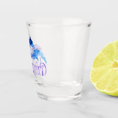 Unleertes Schiebeglas Schnapsglas (Rechts)