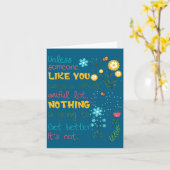 Unless Someone Like You Cares A Whole Awful Lot  Karte (Gelbe Blume)