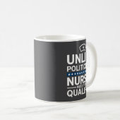 Unlike Liticians Nurses Need To Be Qualified Sarca Kaffeetasse (VorderseiteRechts)