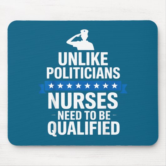 Unlike Liticians Nurses Need To Be Qualified Sarca Mousepad (Vorne)
