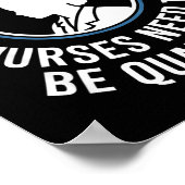 Unlike Liticians Nurses Need To Be Qualified Sarca Poster (Ecke)