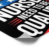 Unlike Liticians Nurses Need To Be Qualified Sarca Poster (Ecke)