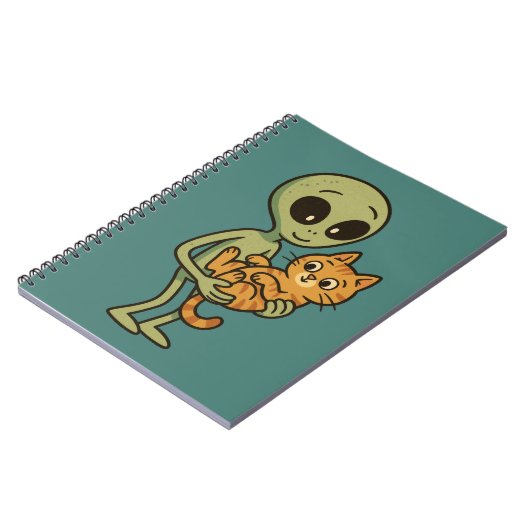 Unlikely Intergalactic Friends Notizblock (Linke Seite)