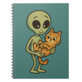 Unlikely Intergalactic Friends Notizblock (Vorderseite)