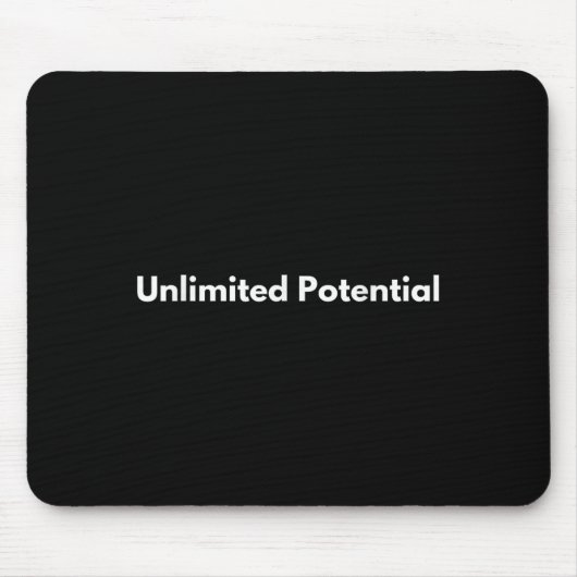 Unlimited Tential Insrational Motivational Everyda Mousepad (Vorne)