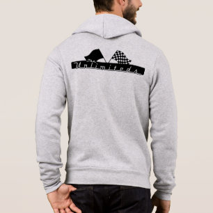 Unlimiteds Reißverschluss-Hoodie mit gekreuzten Fl Hoodie