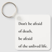 Unlive - Minimalistisches Typografie-Design Schlüsselanhänger (Vorderseite)
